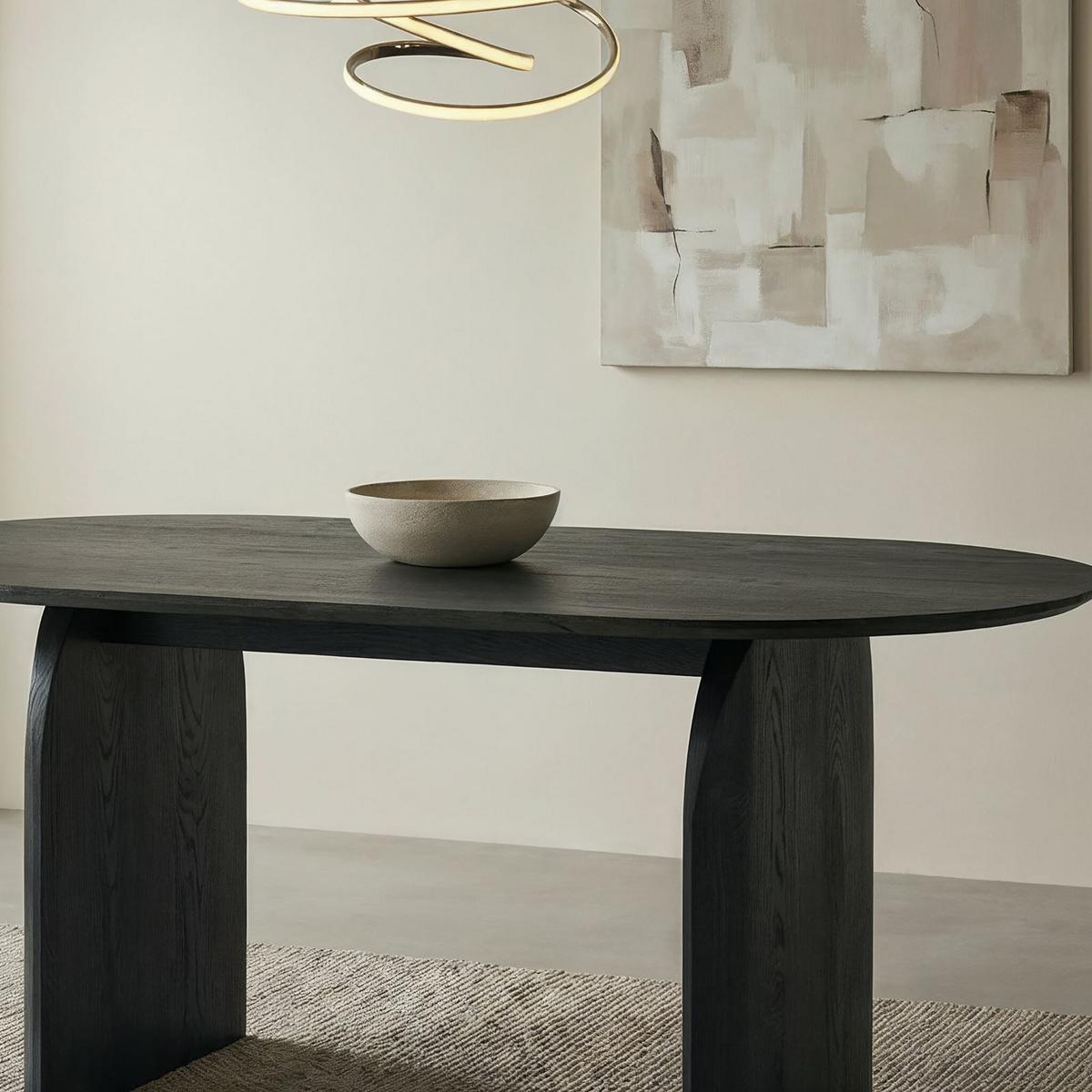ESSTISCH MALA schwarz - Schwarz, Holzwerkstoff (90/180/76cm) - IDIMEX