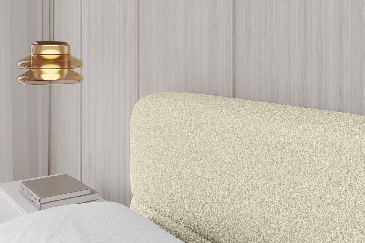 POLSTERBETT mit Bettkasten und Lattenrost, Boxbett ohne Matratze - ELVA-v1 180x200 Beige - Beige, Holzwerkstoff/Textil (180/200cm) - ALTDECOR