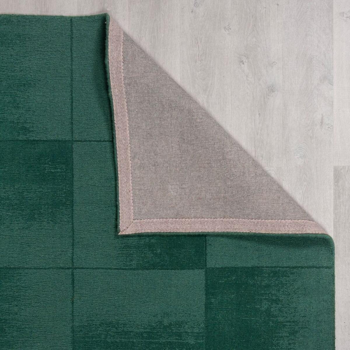 WOLLTEPPICH SID, geometrisch, Grün, 200 x 290 cm - Grün, Textil (200/290cm) - KADIMA DESIGN