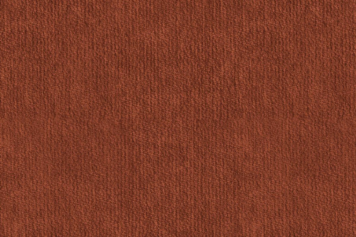 SOFA FEBE 2-Sitzer, rostroter Chenille-Stoff - Rostfarben/Schwarz, Holz/Textil (160/82/96cm) - Wozimo