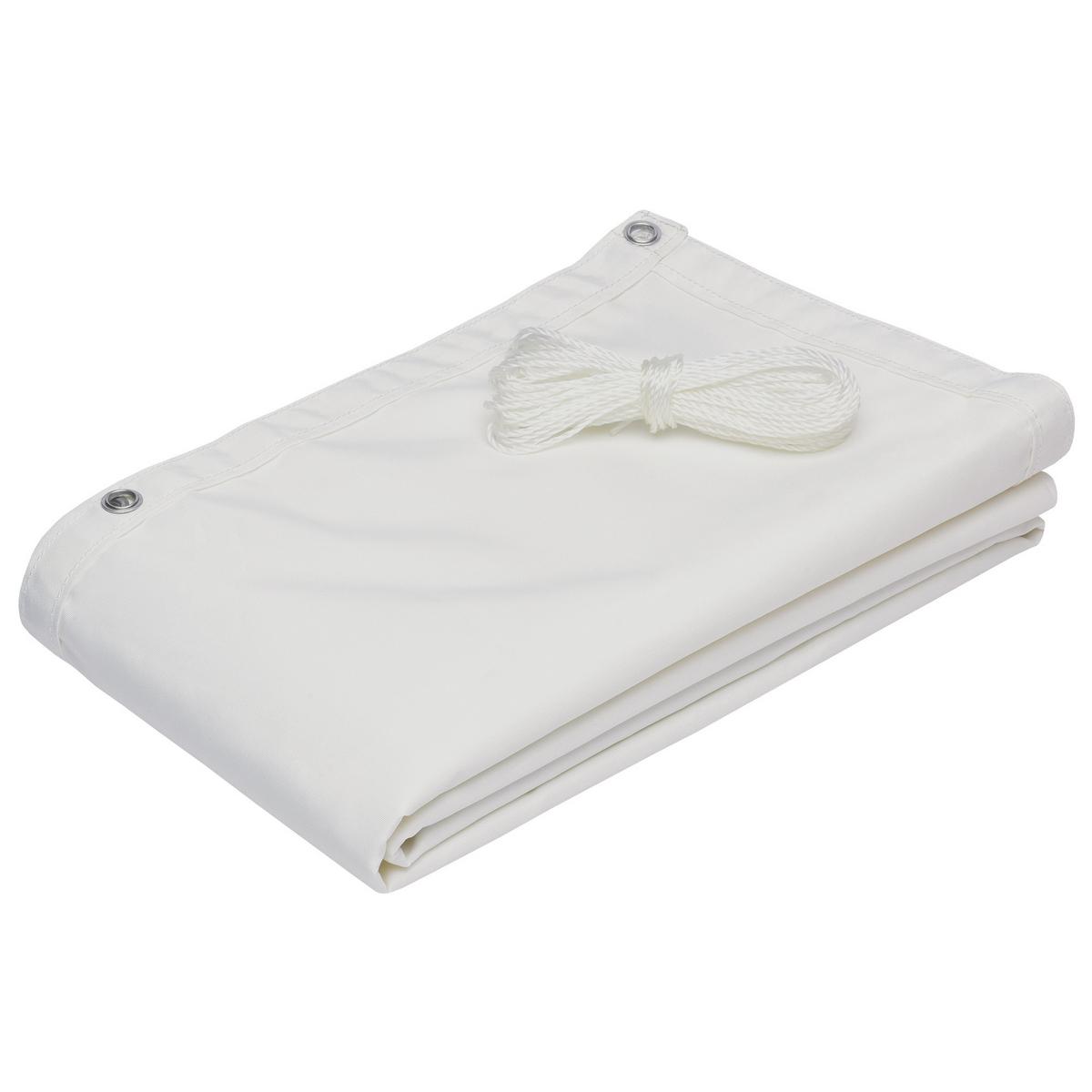 BALKONUMSPANNUNG SolVision PB2 90/300 cm Weiß PE - Weiß, Kunststoff (300/90cm) - Sol Royal
