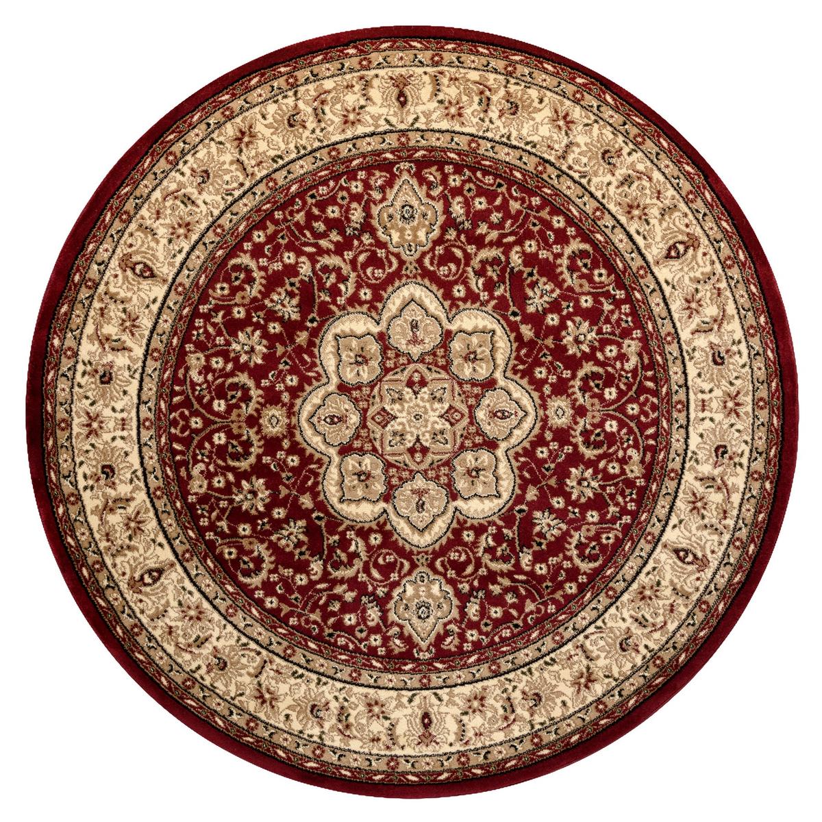TEPPICH Royal 150 cm - Rot, Textil (150/150cm) - rugsX