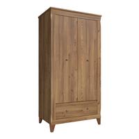 SCHRANK 2 Türen Raya Holz - Braun, Holzwerkstoff (102/202/63cm) - Petits-meubles