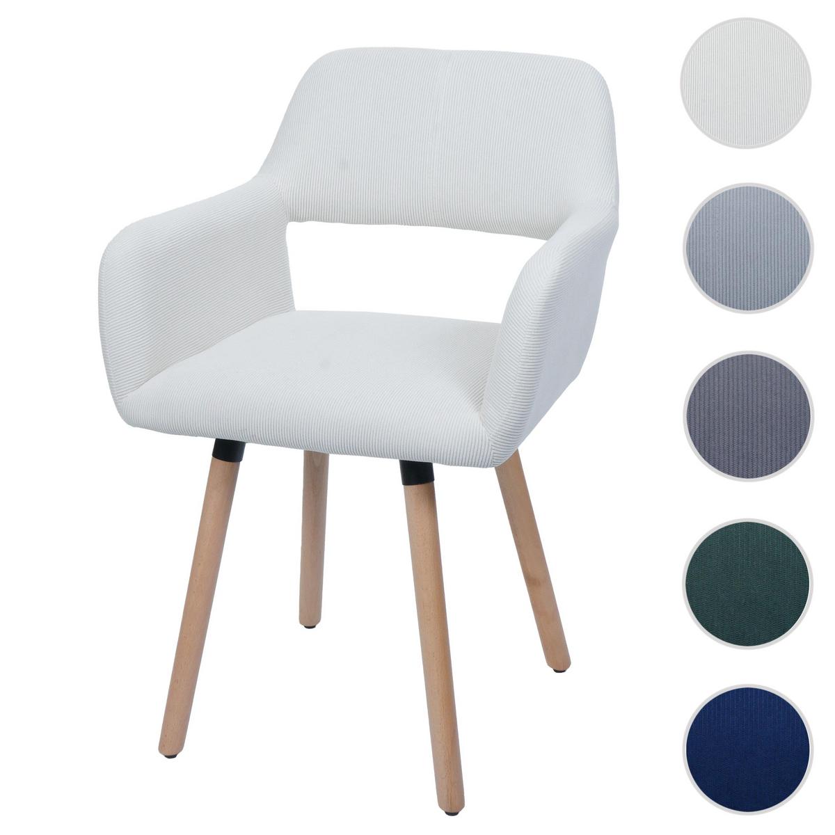 ESSZIMMERSTUHL Cremeweiß - Creme/Weiß, Textil (56/80/53cm) - MCW