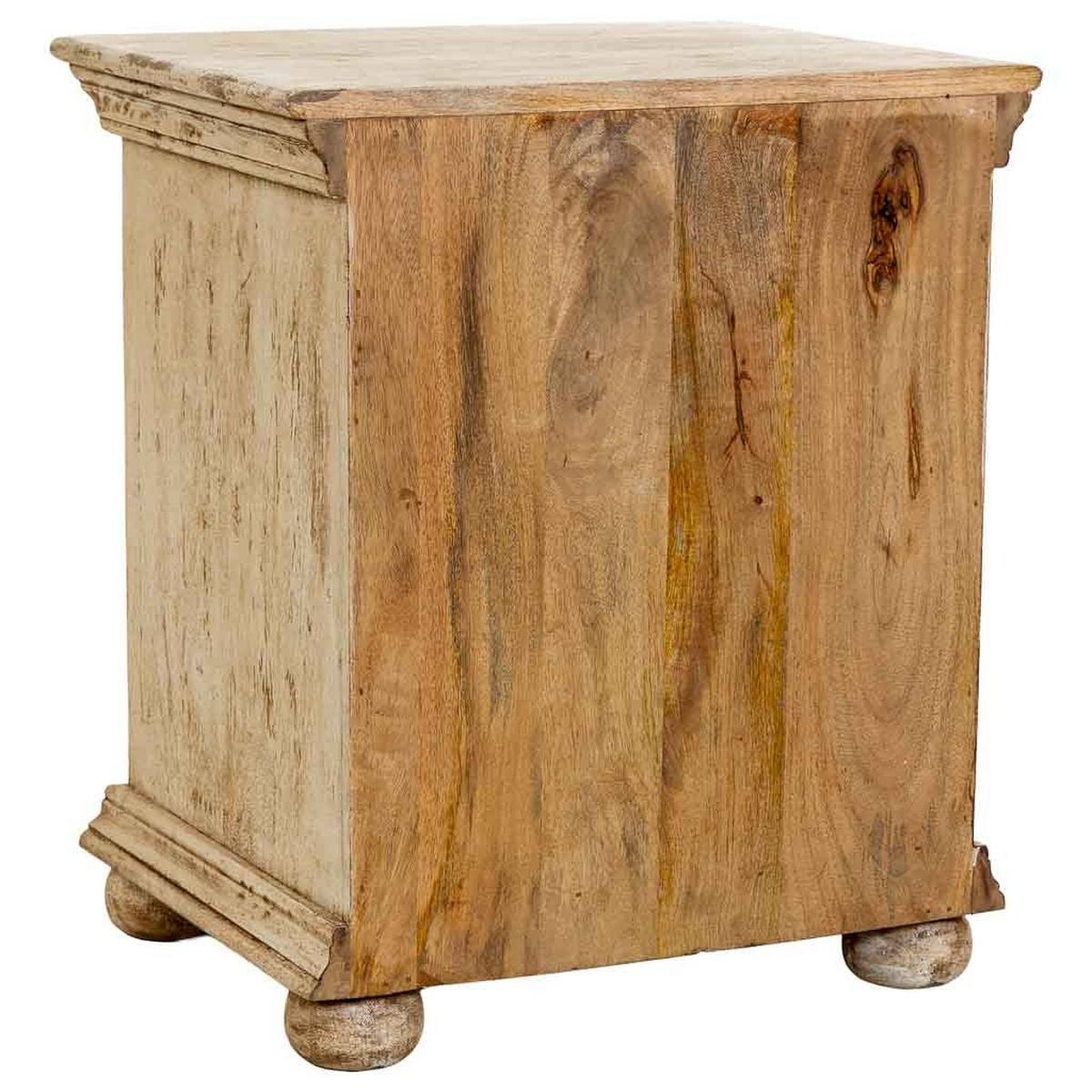 BEISTELLTISCH aus holz 50x40x60cm - Beige, Holz (50/60/40cm) - Wanderlust