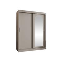 SCHWEBETÜRENSCHRANK Selfie 150 cm mit Schubladen - Kaschmir/Silberfarben, Holzwerkstoff/Kunststoff (150/200/62cm) - MIRJAN24