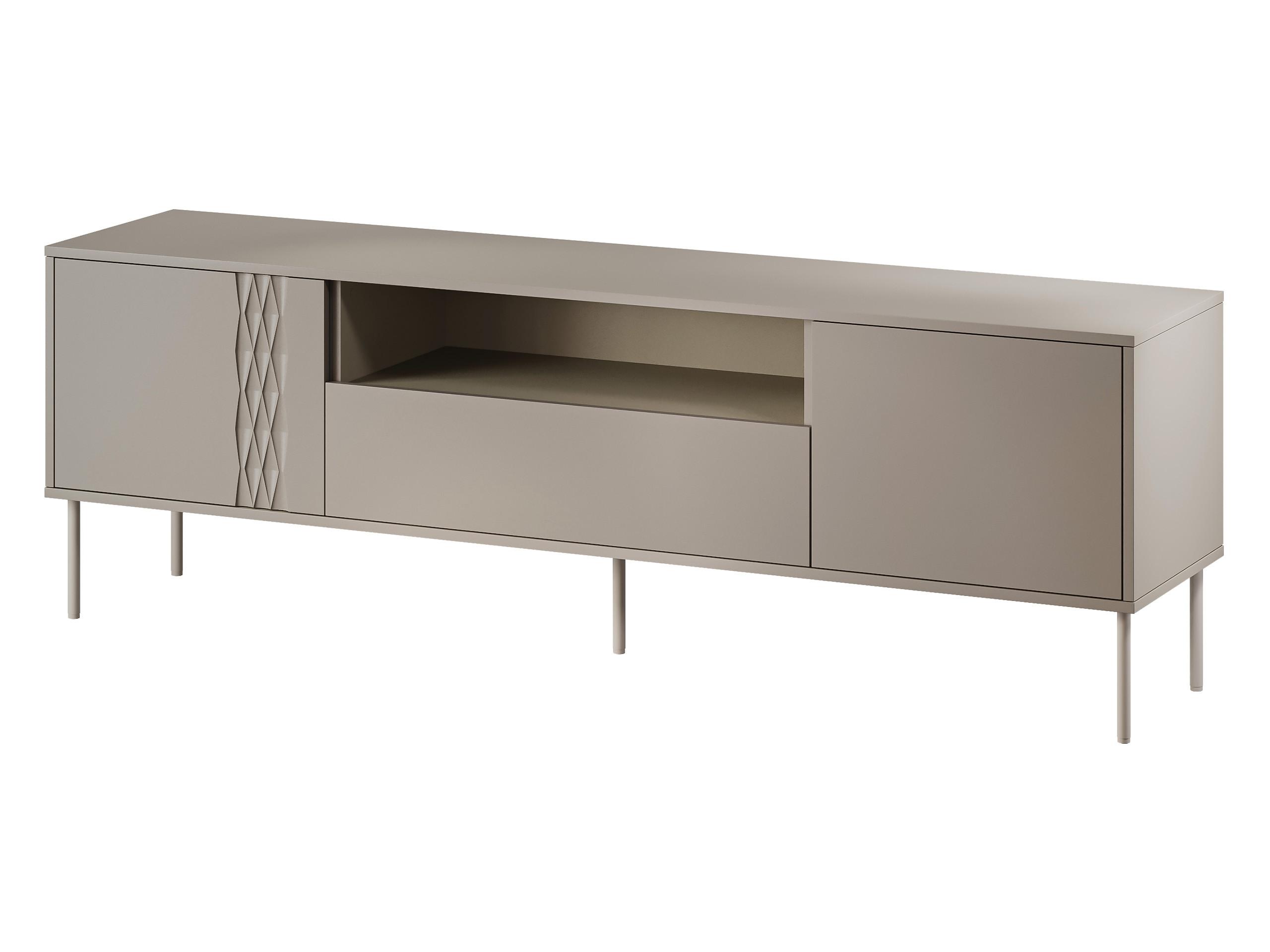 TV-LOWBOARD Tresse 180 EF - Beige, Holzwerkstoff/Metall (180/55/40cm) - MIRJAN24