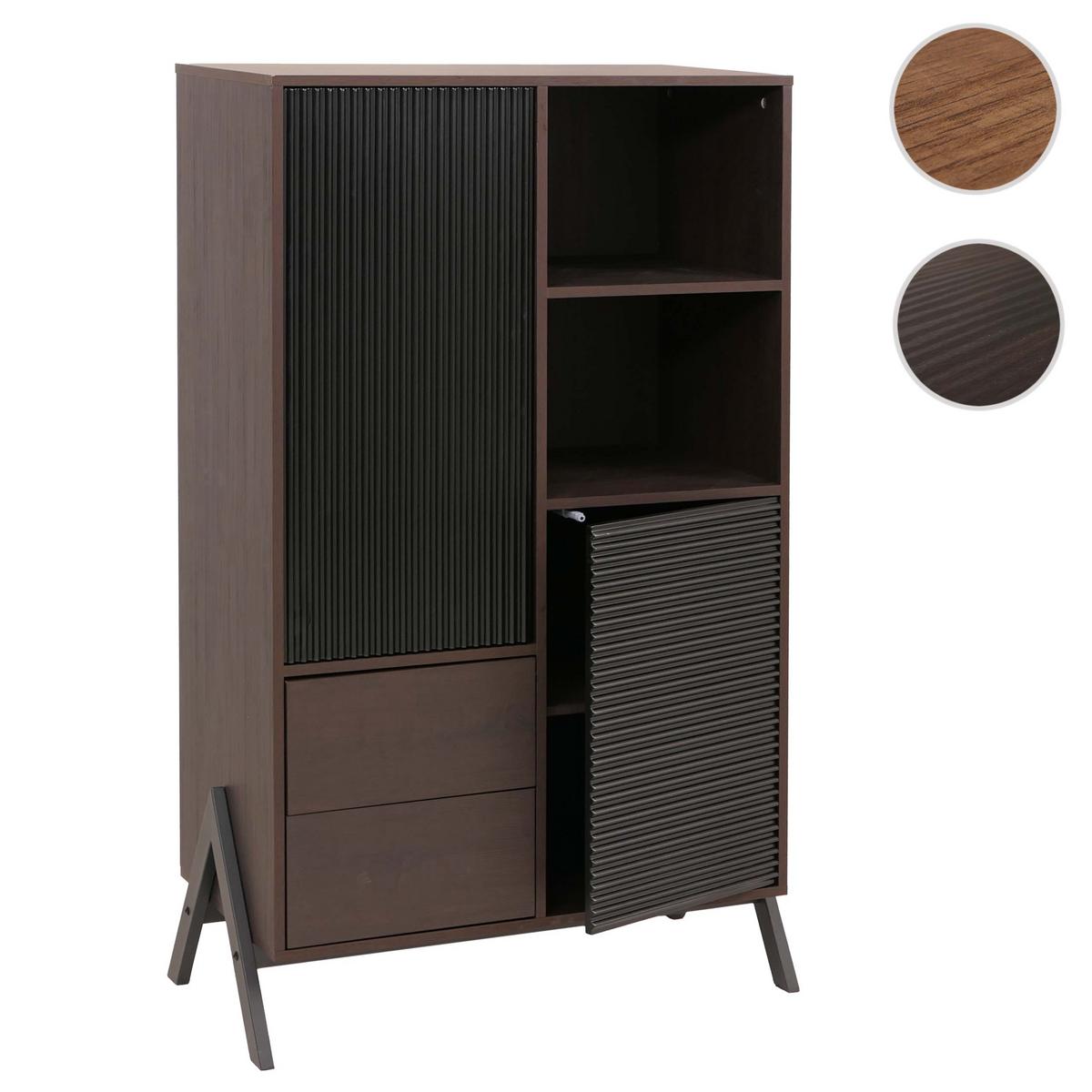 HOCHSCHRANK Braun - Braun, Holz (79/138/40cm) - MCW