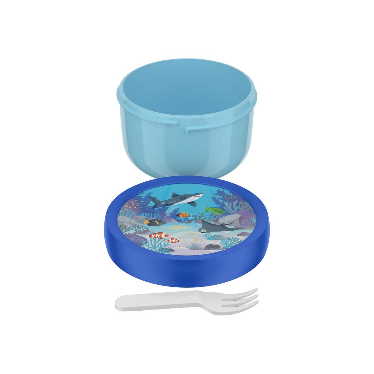 FRUCHTBOX Campus Tropical Ocean 300 ml - Blau/Hellblau, Kunststoff (6.7/10.4/6.7cm) - Mepal
