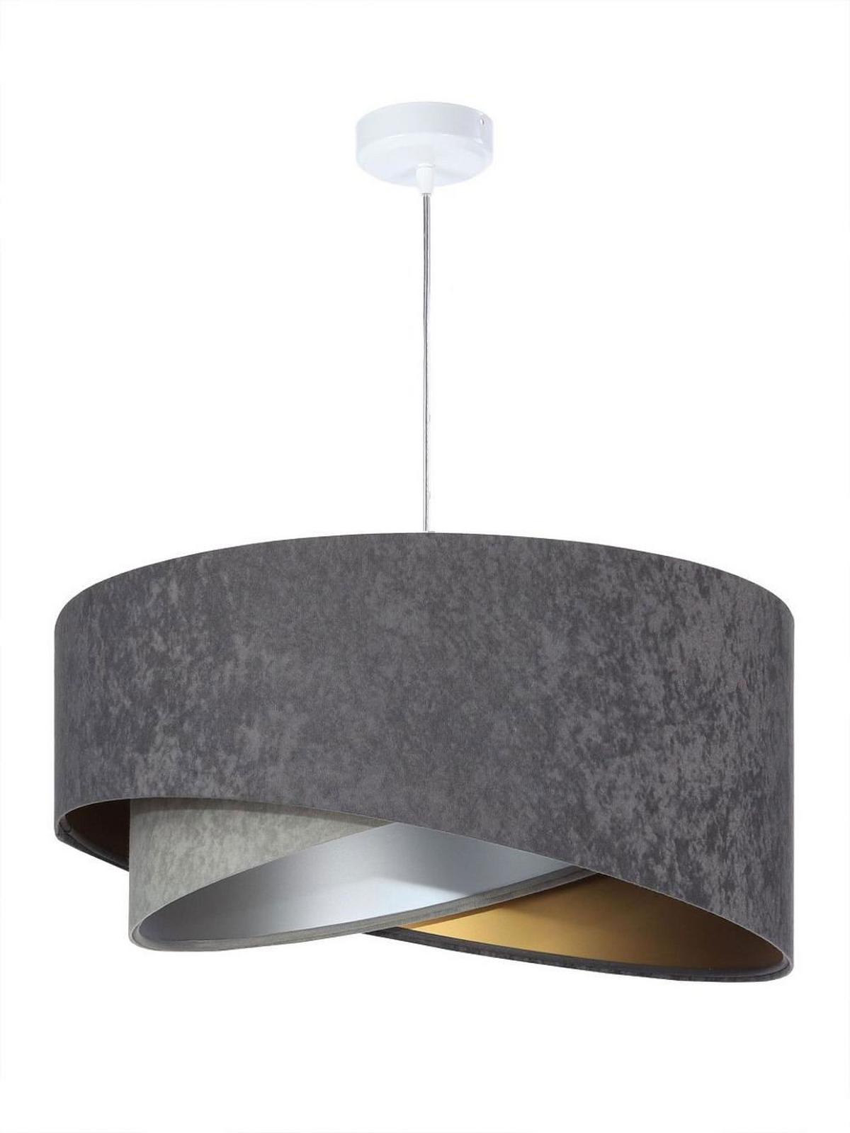 HÄNGELEUCHTE Grau 50/23 cm - Grau, Kunststoff (50/1.3/23cm) - ONZENO