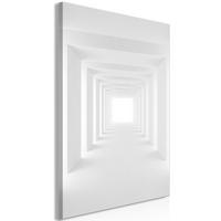KUNSTDRUCK Grau 40/60 cm - Weiß/Grau, Textil (40/60cm) - KUNSTLOFT
