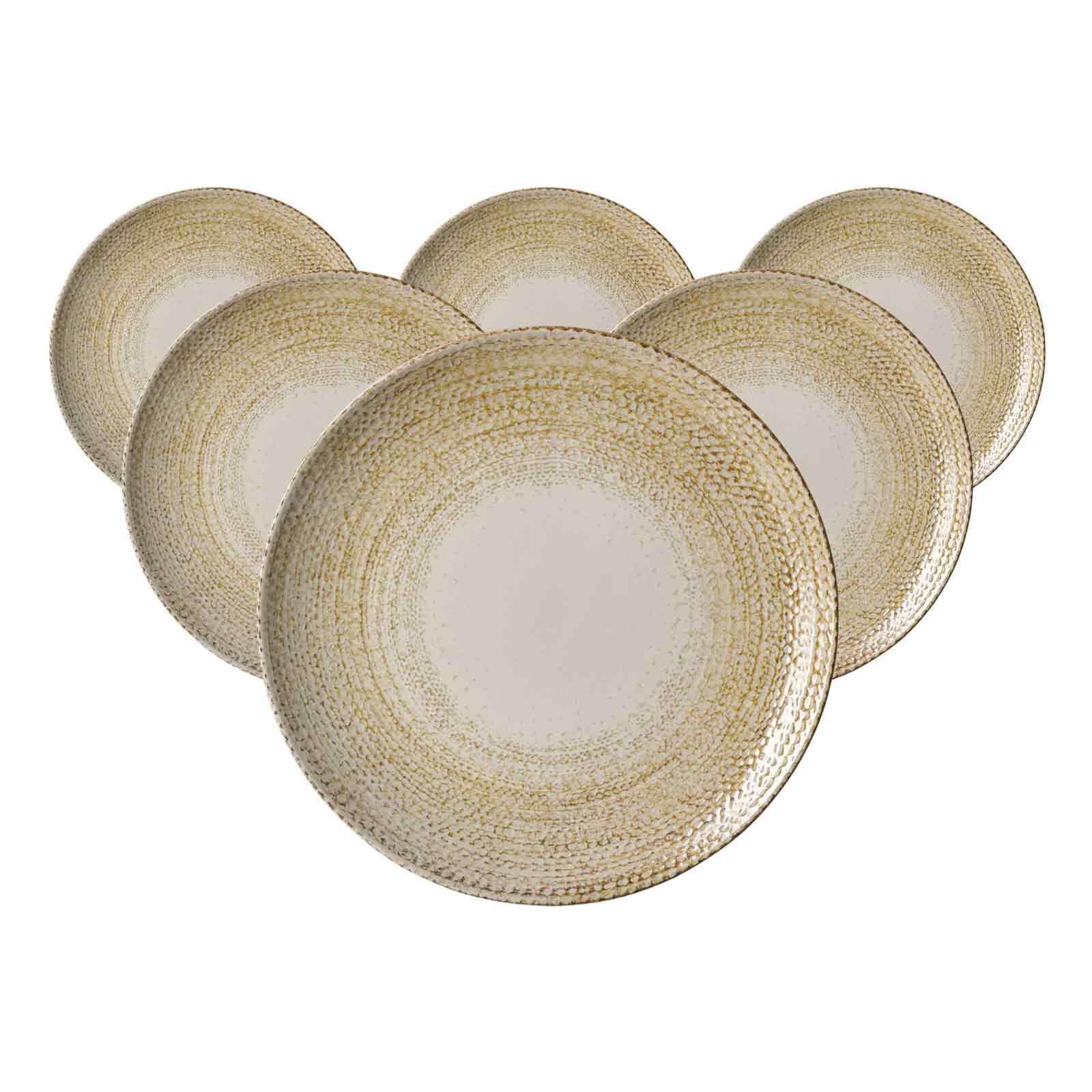 SPEISETELLER Rimini beige ø 26 cm 6er Set - Beige, Keramik (26cm) - Ritzenhoff Breker