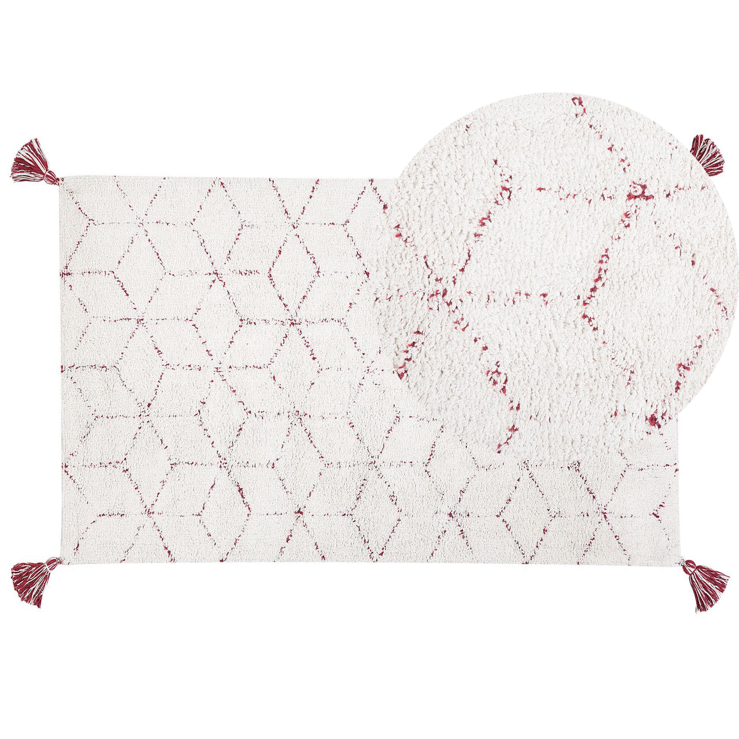 SHAGGY-TEPPICH Sakarya 150/80 cm - Weiß, Textil (80/150cm) - Beliani