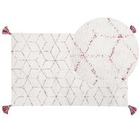 SHAGGY-TEPPICH Sakarya 150/80 cm - Weiß, Textil (80/150cm) - Beliani