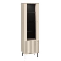 VITRINE Nova Beige - Beige, Holzwerkstoff (55/190/40cm) - Petits-meubles