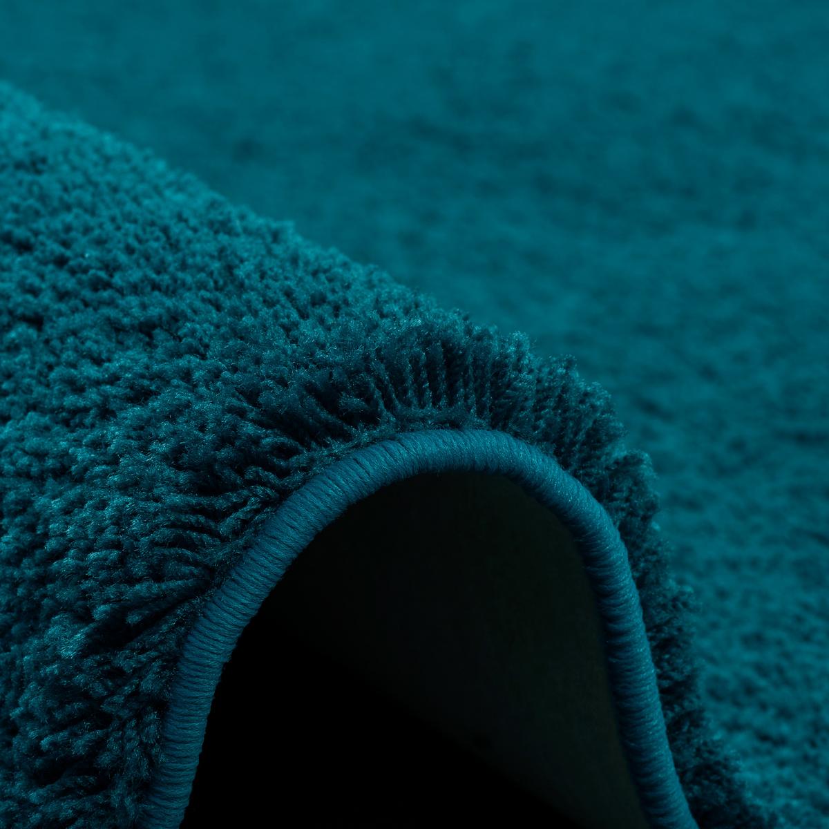 HOCHFLOR SHAGGY TEPPICH PALACE - Petrol, Textil (140/200cm) - Snapstyle