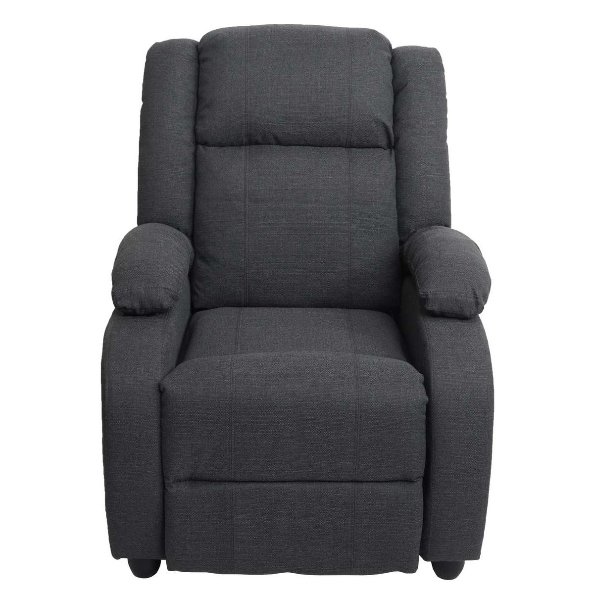 FERNSEHSESSEL Anthrazit - Anthrazit, Textil (84/102/93cm) - MCW