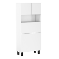 SCHREIBTISCH Weiß 80/175/92 - Weiß, Holzwerkstoff (90/50/175cm) - RAUMHIRSCH FURNITURE
