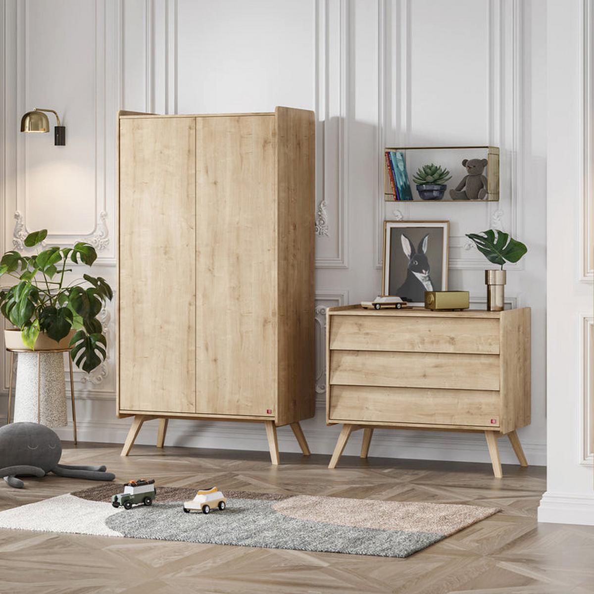 KINDERKOMMODE Holz - Braun, Holzwerkstoff (100/90/59cm) - Petits-meubles