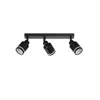 DECKENSTRAHLER Remscheid 3-flammig 42/5/15.7 cm - Schwarz, Metall (42/5/15.7cm) - Nettlife