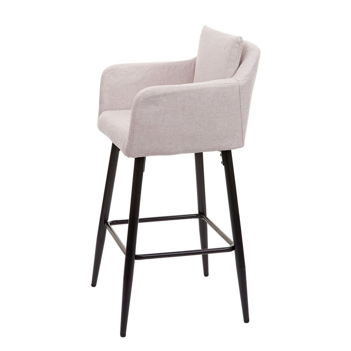 BARHOCKER Cremeweiß 2er-Set - Weiß, Textil (54/105/53cm) - MCW