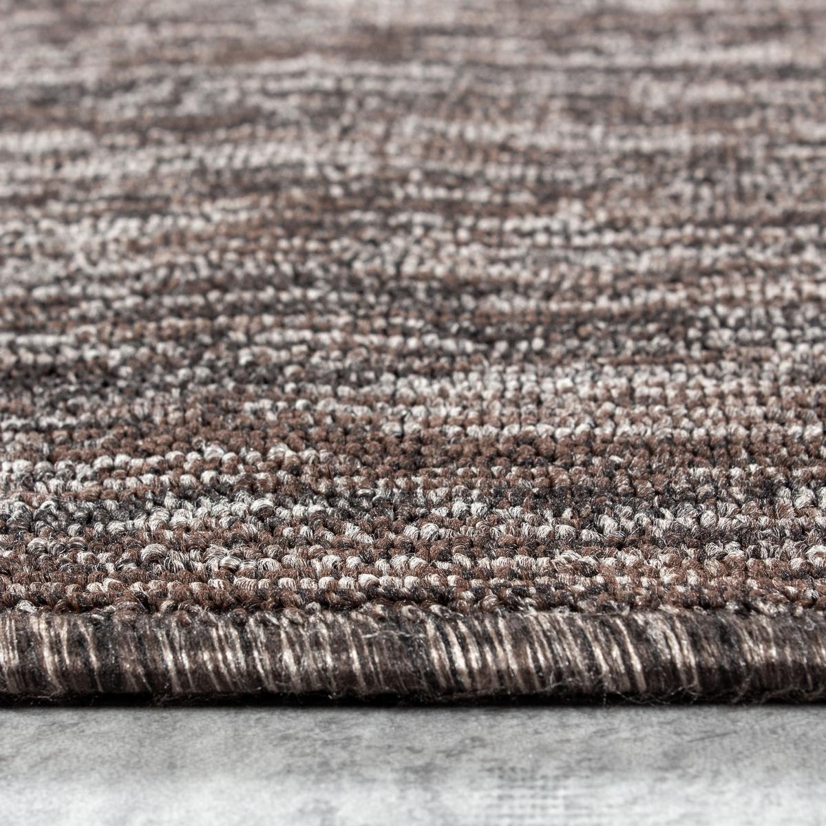 TEPPICH Kurzflor AMMER in Braun, einfarbig, Ø 200 cm - Braun, Textil (200/200cm) - KADIMA DESIGN