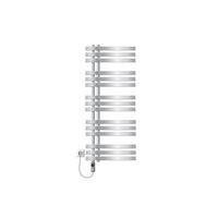 BADHEIZKÖRPER elektrisch Iron EM 500x1200 mm Chrome mit Heizstab 1200W Digital - Chromfarben, Metall (50/120/3cm) - LuxeBath