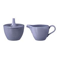 MILCH & ZUCKER SET Beat Color Glaze Fliederblau - Violett, Keramik (1/2cm) - Seltmann Weiden