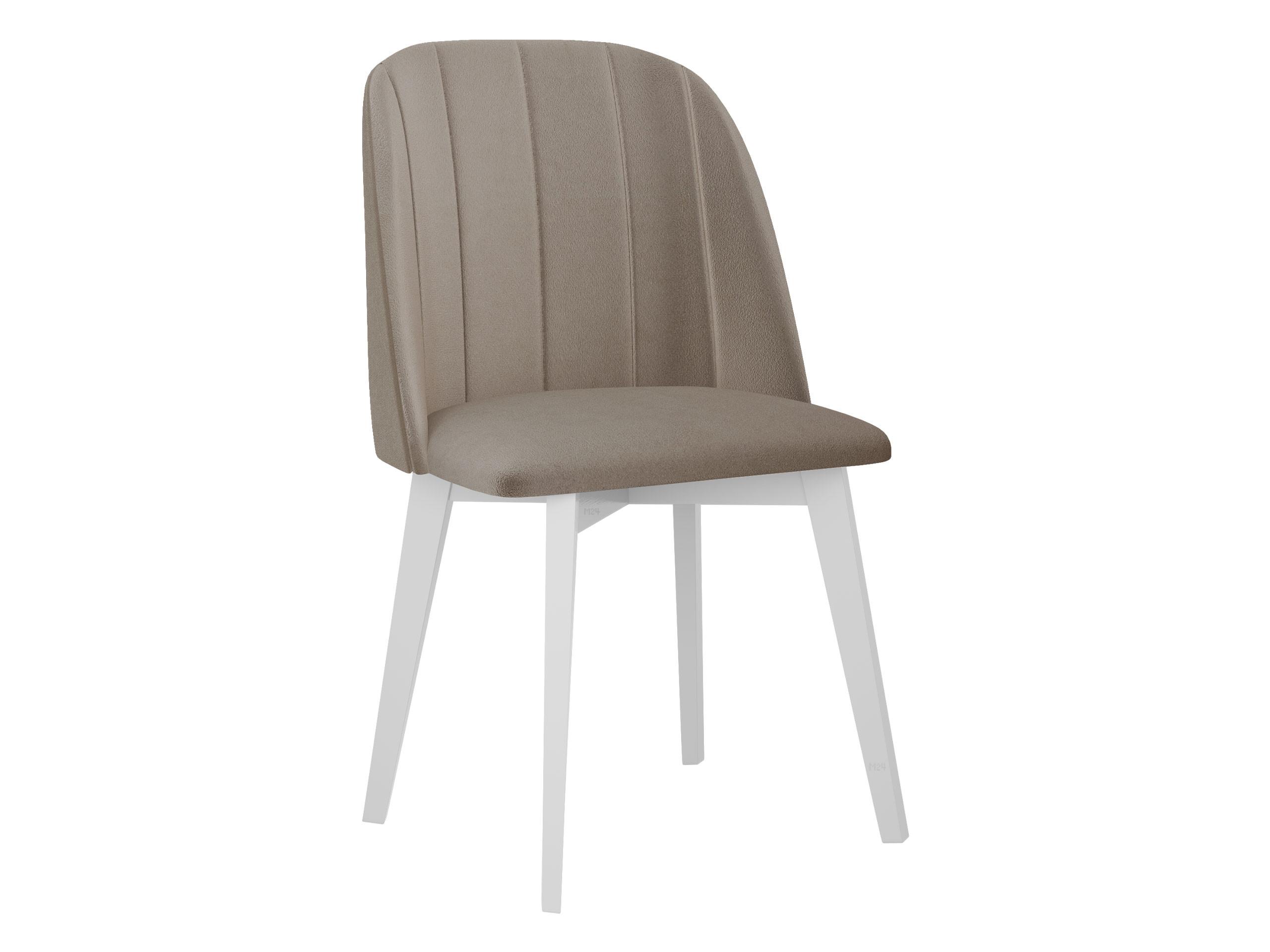 ESSZIMMERSTUHL Monti III Pik Gerade - Naturfarben/Weiß, Holz/Textil (48/83/55cm) - MIRJAN24