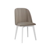 ESSZIMMERSTUHL Monti III Pik Gerade - Naturfarben/Weiß, Holz/Textil (48/83/55cm) - MIRJAN24