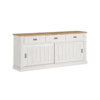 KOMMODE VINCI Andersen Kiefer / Wotan Eiche - Eichefarben, Holzwerkstoff (220/95/50cm) - Lookway