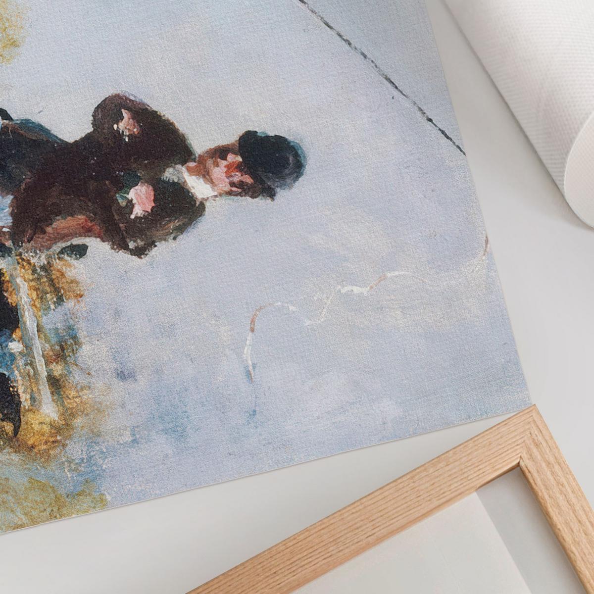 POSTER - 84x59 cm (A1) - Henri de Toulouse-Lautrec - Ein schönes Souvenir - Braun, Textil (84/59.4/0.1cm) - TULUP
