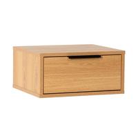 NACHTTISCH schwebender Auri Eichenfarbe - Honigeiche, Holzwerkstoff (40/19/35cm) - VS Venta-stock