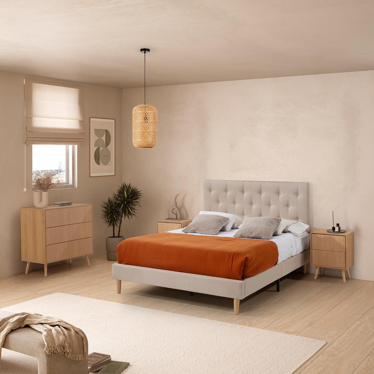 KOPFTEIL Turin 90x60 cm Beige - Beige, Textil (6/90/90cm) - VS Venta-stock