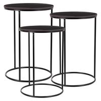 TISCH aus Metall, schwarz, 29x46x34cm - Schwarz, Metall (39/39/57cm) - Wanderlust
