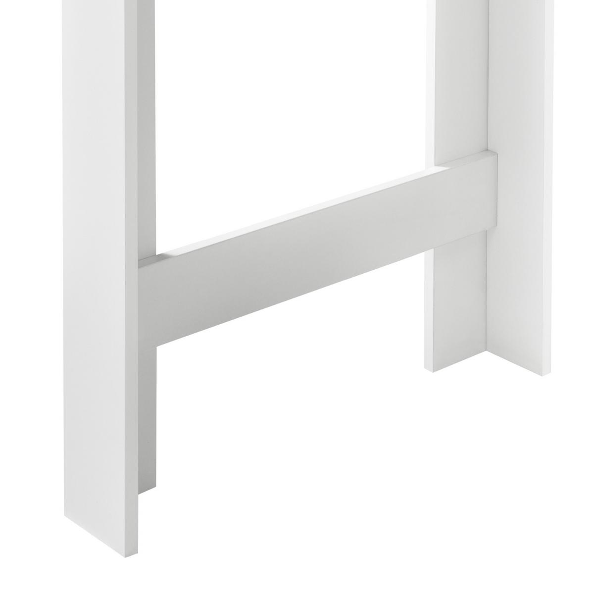 BARTISCH Danderyd - Weiß/Grau, Holzwerkstoff (60/120/105.5cm) - [en.casa]