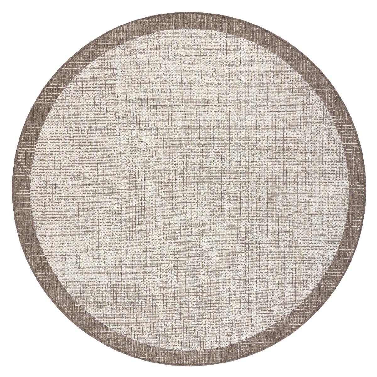 TEPPICH Floorlux 160 cm - Beige, Textil (160/160cm) - rugsX