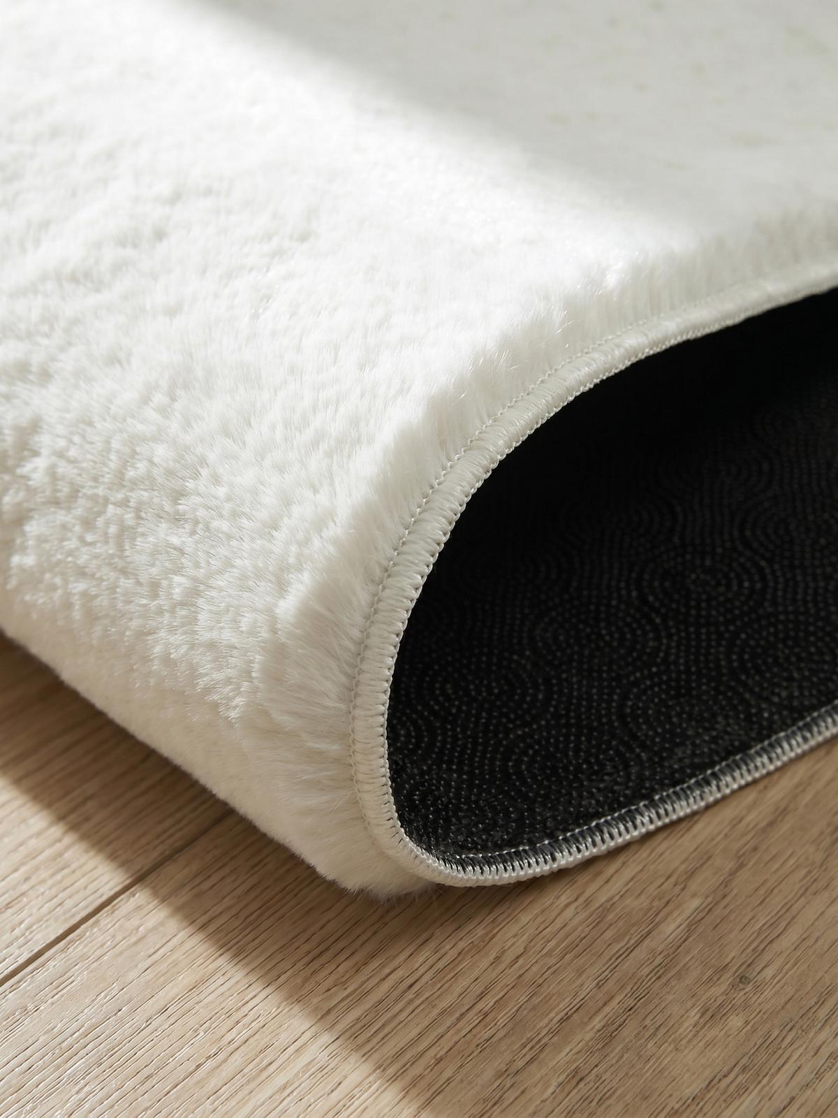 KURZFLORTEPPICH Antirutsch Uni RUTOR Polyester Creme 240 x 340 cm - Beige, Textil (240/340cm) - KADIMA DESIGN