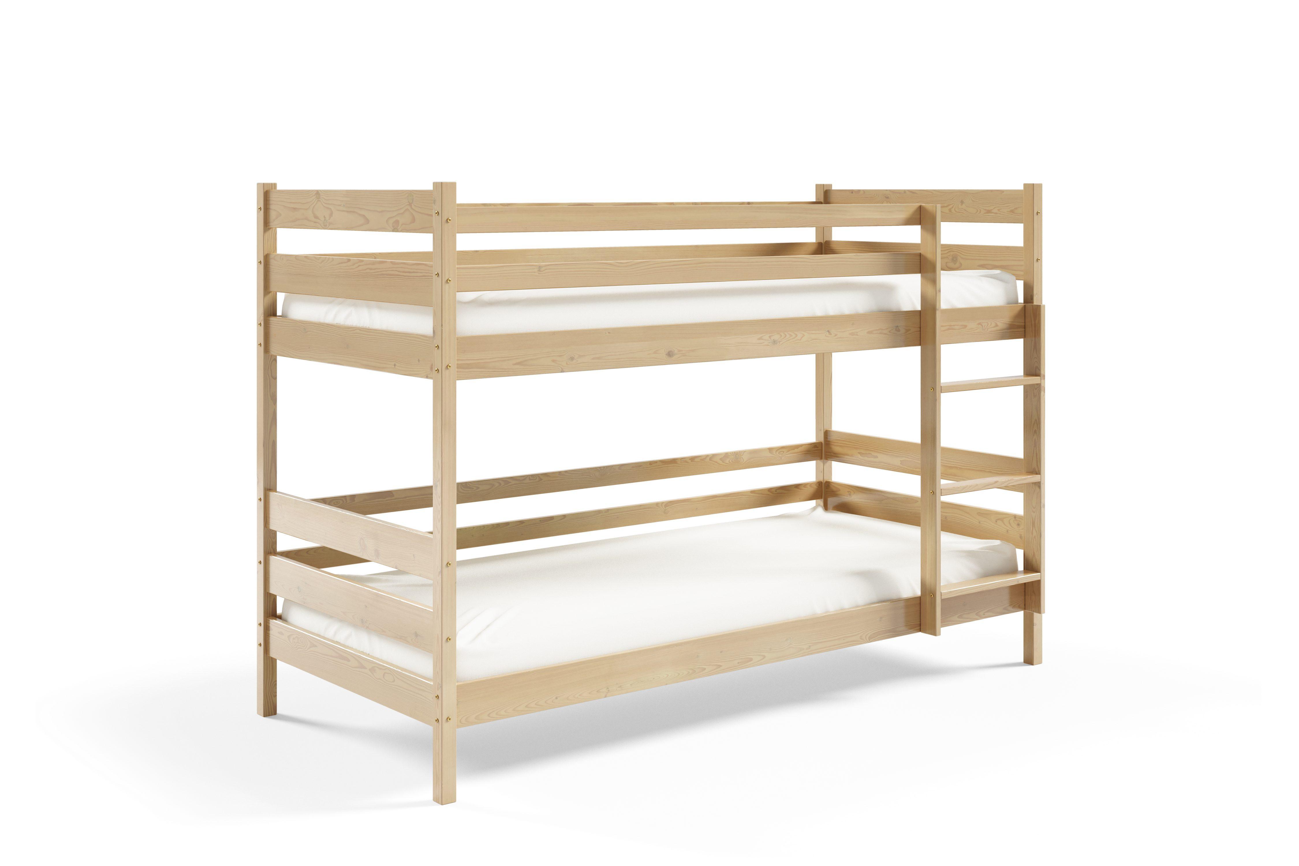 ETAGENBETT SIMBA 80x160 cm Kieferfarben - Kieferfarben, Holz (80/160cm) - MASSENO
