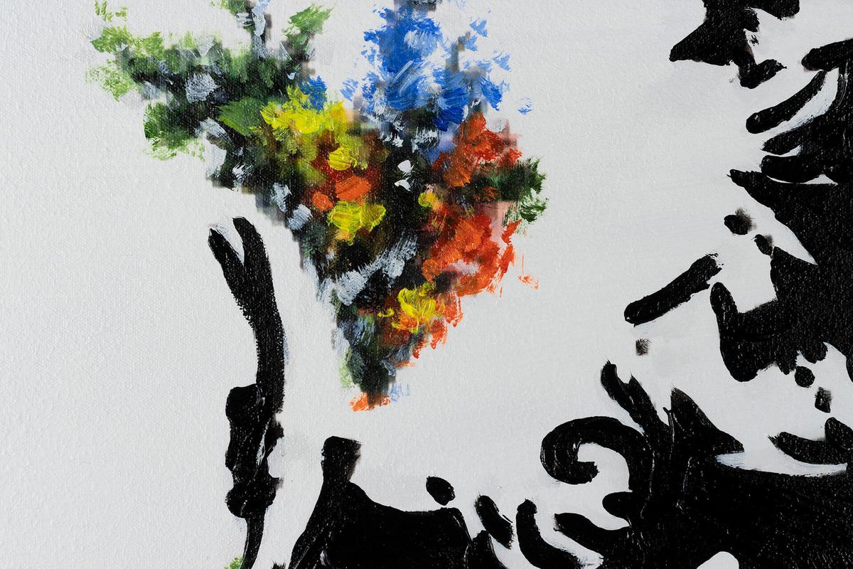 ACRYLBILD HANDGEMALT 100/75 cm - Multicolor, Holz/Textil (100/75cm) - KUNSTLOFT