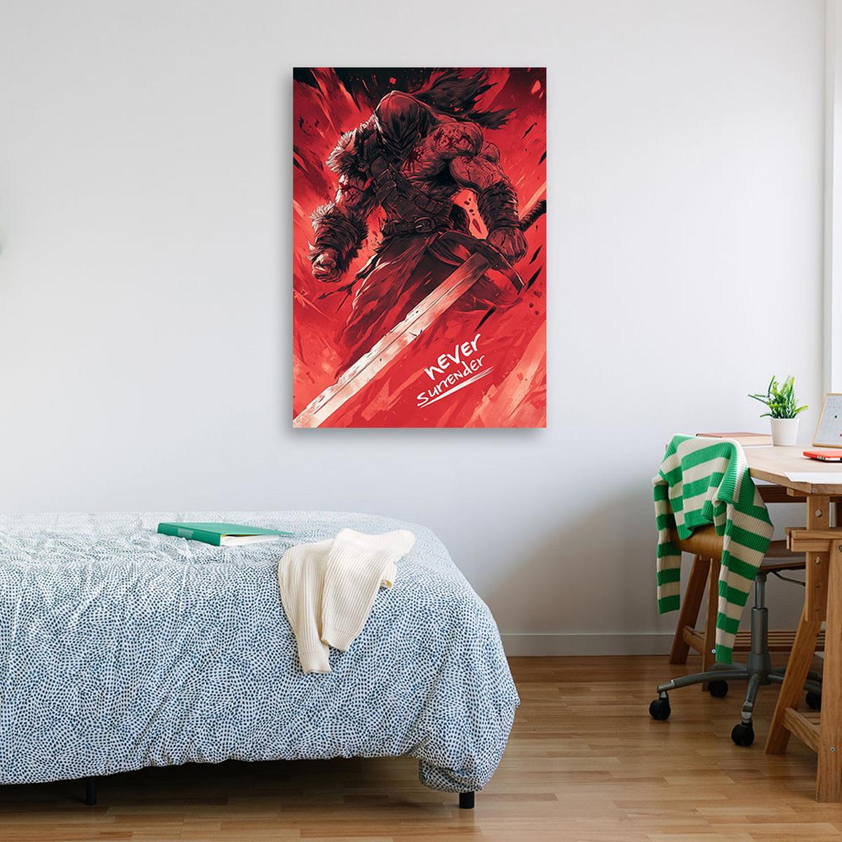 LEINWANDBILD Modernität 60x90cm - Rot, Textil (60/90cm) - Feeby