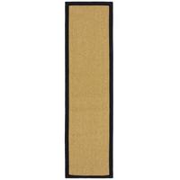 OUTDOORTEPPICH Waschbar KEER, mit Bordüre, Natur-Schwarz, 60 x 230 cm - Beige, Textil (60/230cm) - KADIMA DESIGN
