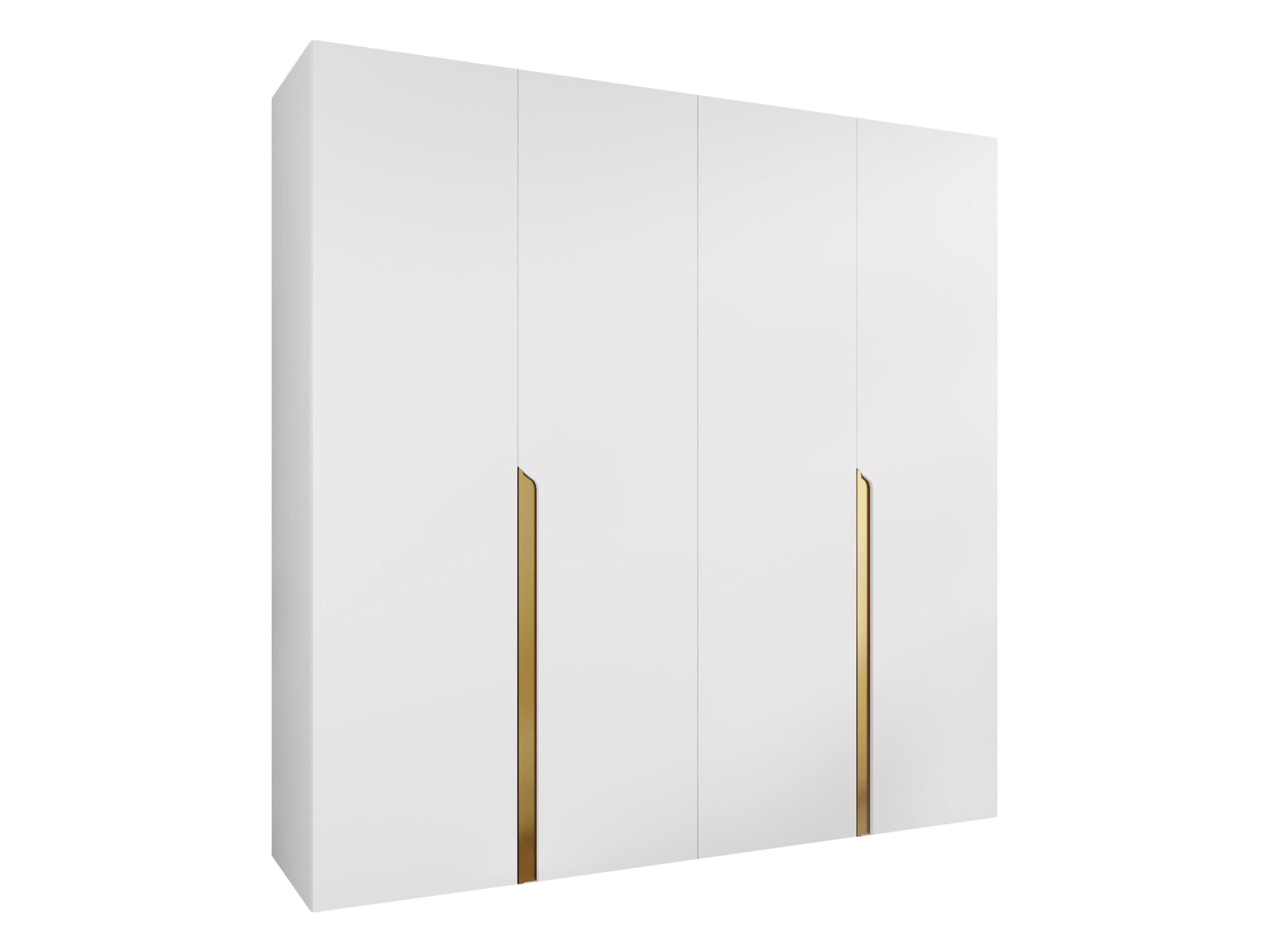 DREHTÜRENSCHRANK Mila I 200 - Goldfarben/Schwarz, Holzwerkstoff/Kunststoff (200/202/52cm) - MIRJAN24