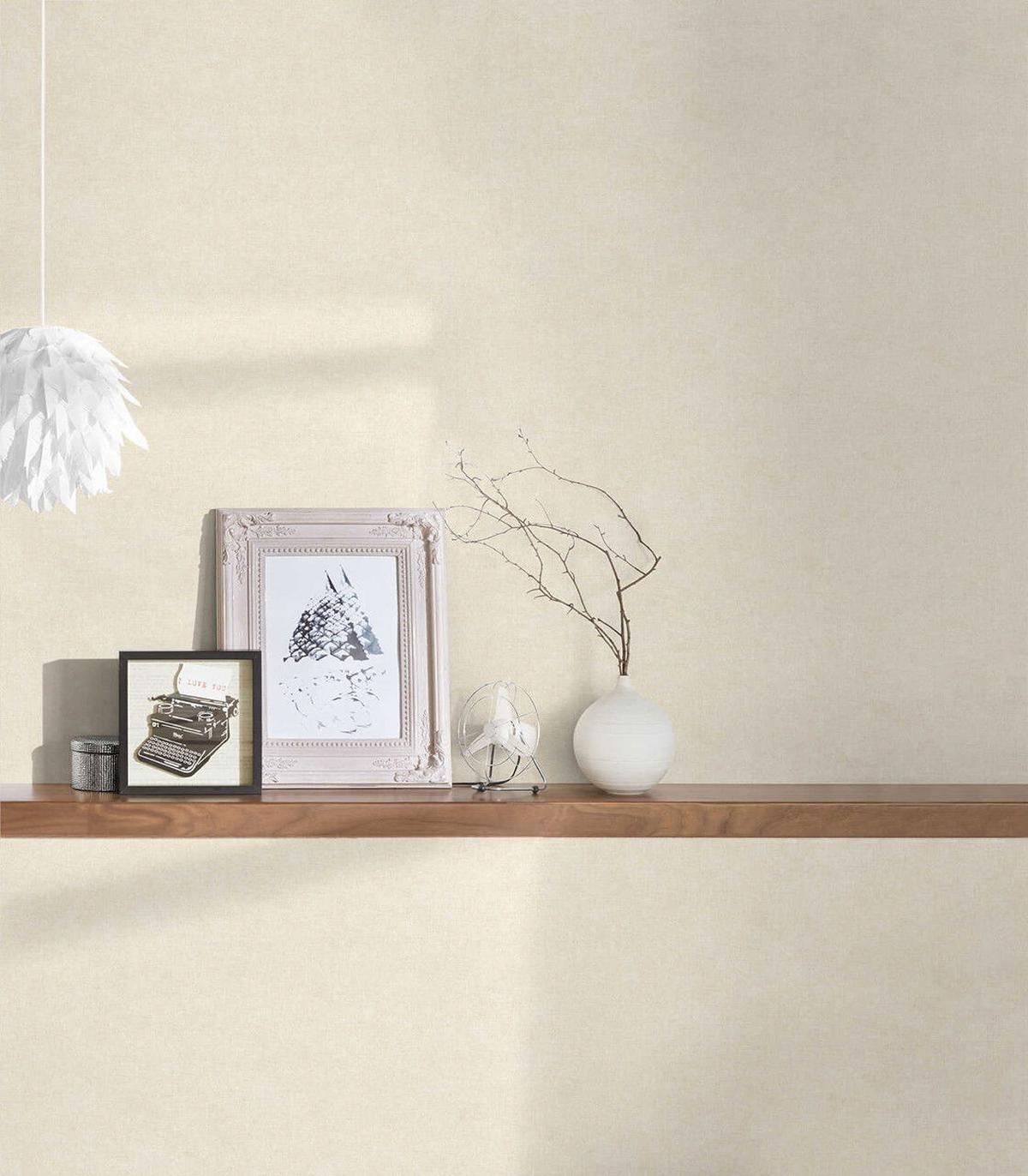 VLIESTAPETE Beige 53/1005 cm - Beige, Kunststoff/Textil (53/1cm) - KUNSTLOFT