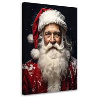 LEINWANDBILD Weihnachten 60x90cm - Rot, Textil (60/90cm) - Feeby