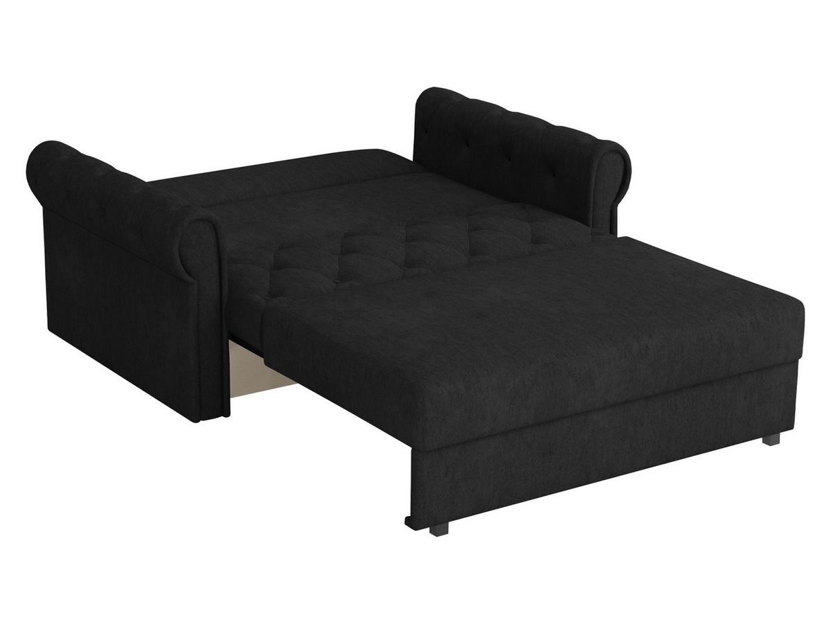 SCHLAFSOFA Viva Roma II - Graphitfarben/Schwarz, Holz/Textil (148/85/98cm) - MIRJAN24