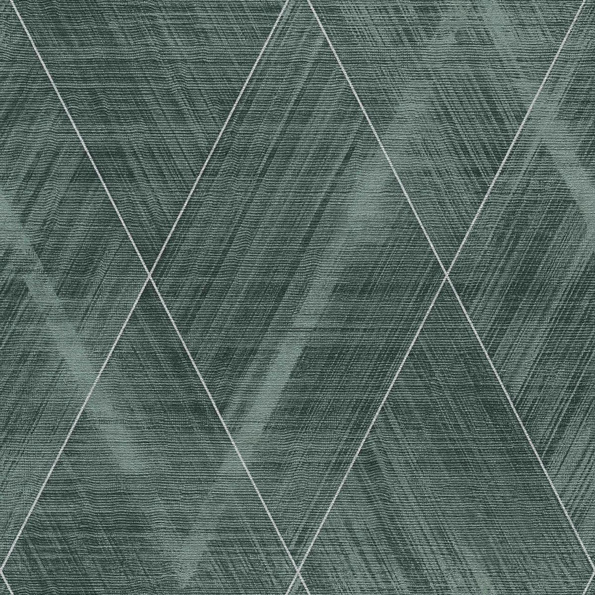 VLIESTAPETE Grün 53/1005 cm - Grün, Textil (53/1cm) - KUNSTLOFT
