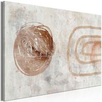 KUNSTDRUCK Grau 120/80 cm - Braun/Grau, Textil (120/80cm) - KUNSTLOFT