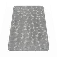 STRUKTURTEPPICH Waschbar handgewebt, abstrakt in 3D, Grau, 65 x 120 cm - Grau, Textil (65/120cm) - KADIMA DESIGN