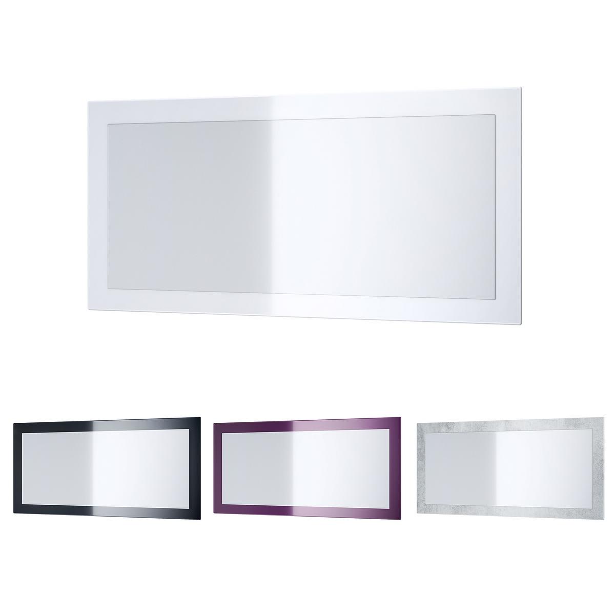 SPIEGEL Lima Avola-Anthrazit - Anthrazit, Holzwerkstoff (89/45/2cm) - Vladon